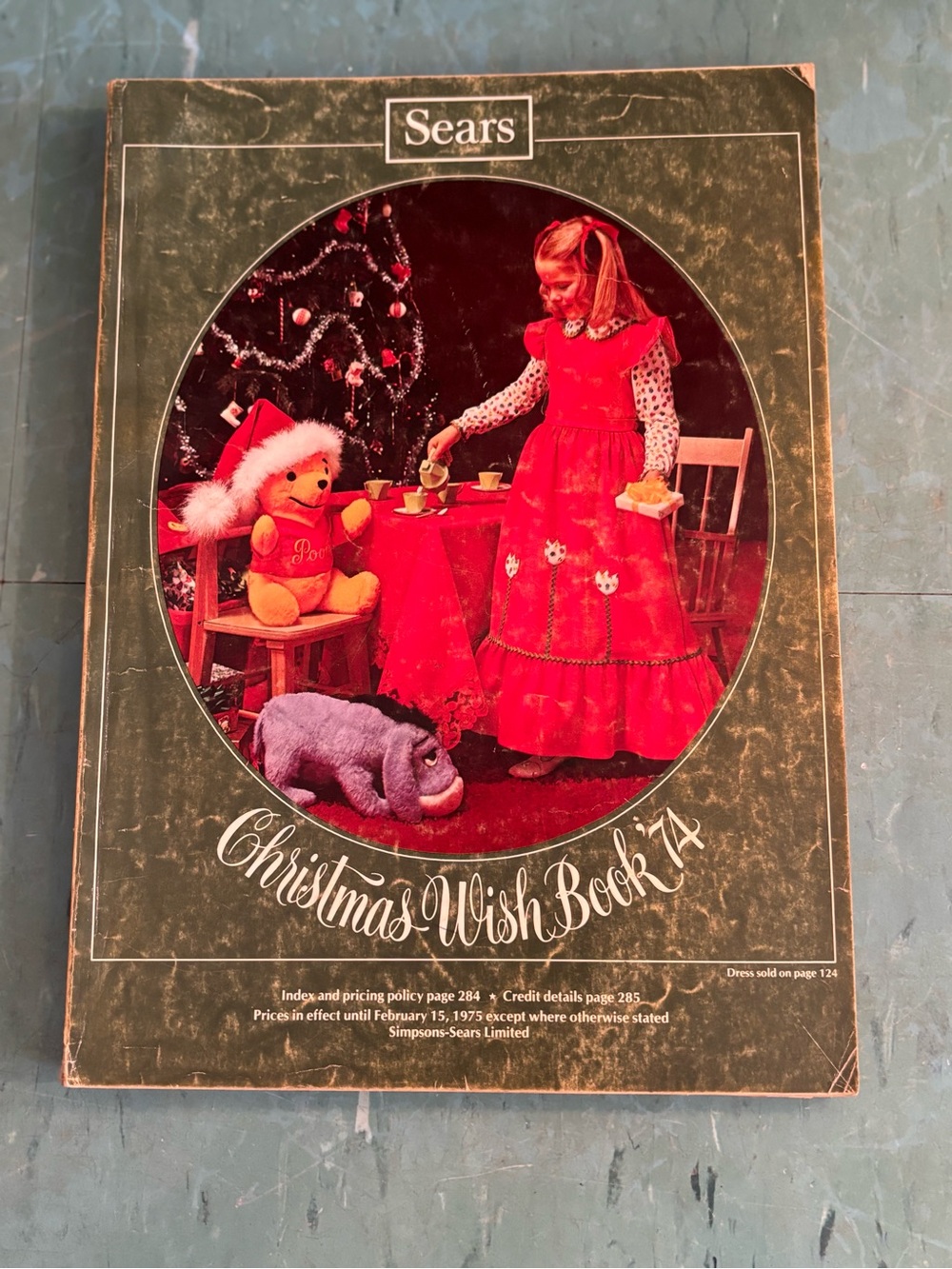 Vintage Sears Christmas wish book 1974 catalogue